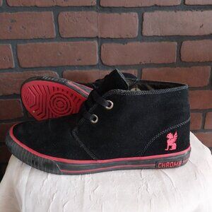 Chrome Industries Suede Chukka Boot, Black Size US Men's 8